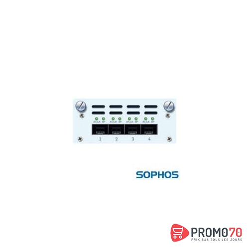 4 port gbe sfp + 4 port gbe copper - 2 bypass groups flexi port module (for xg 750 only)