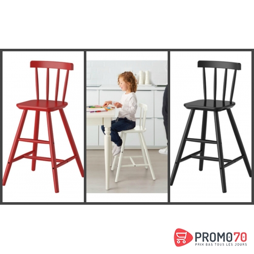 Agam chaise pour juniors, noir