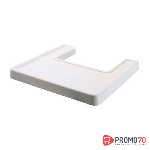 Antilop tablette pour chaise haute, blanc