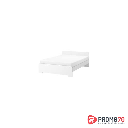 Askvoll cadre de lit, blanc, luröy