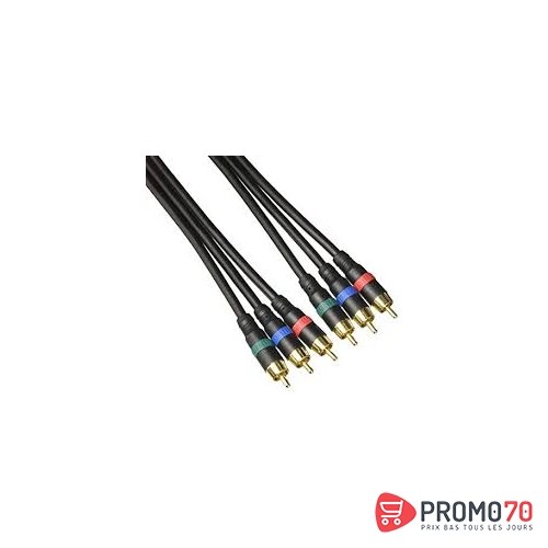 Be blue component video cable 3x rca m - 3x rca m 