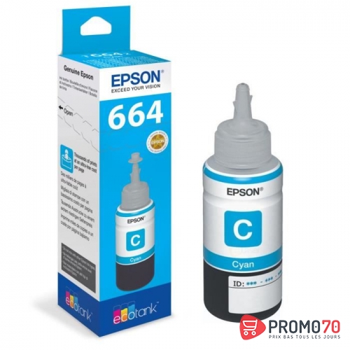 Bouteille d'encre cyan  