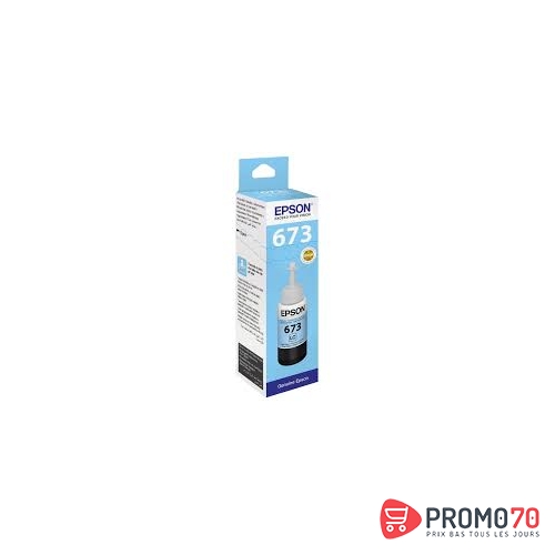 Bouteille d'encre cyan clair  