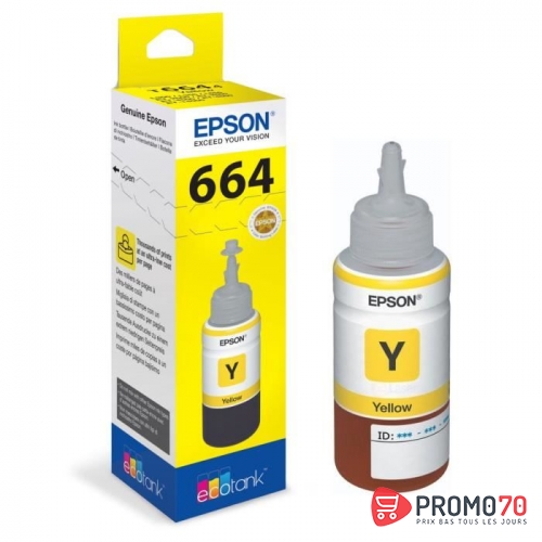 Bouteille d'encre jaune 