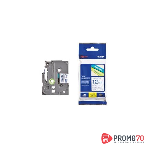 Brother lamine 8m, 12mm bleu - transparent