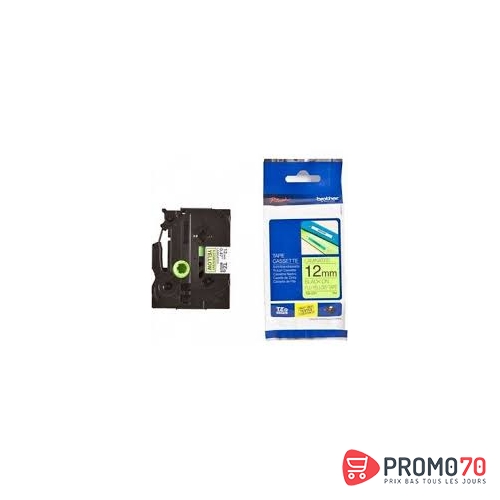 Brother noir - jaune fluo (longueur 4m)