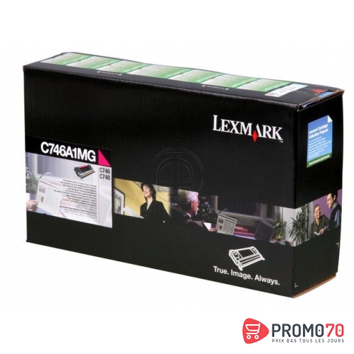 C746/c748 cartouche de toner return program jaune (7k)