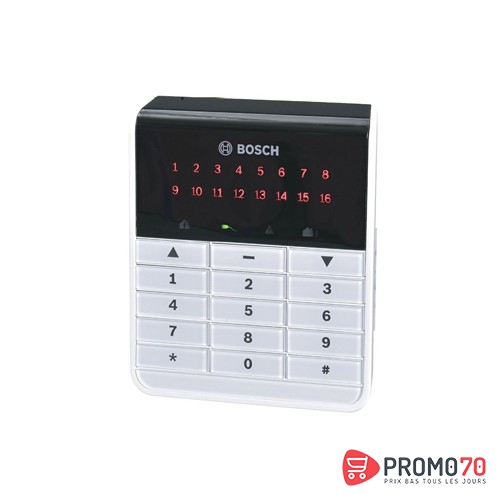 Centrale d'alarme avec  32 zones à raccordement filaire/radio / 8 partitions / connexion usb directe