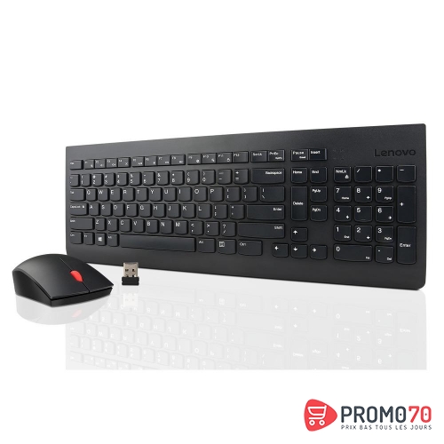 Clavier + souris sans fil lenovo essential