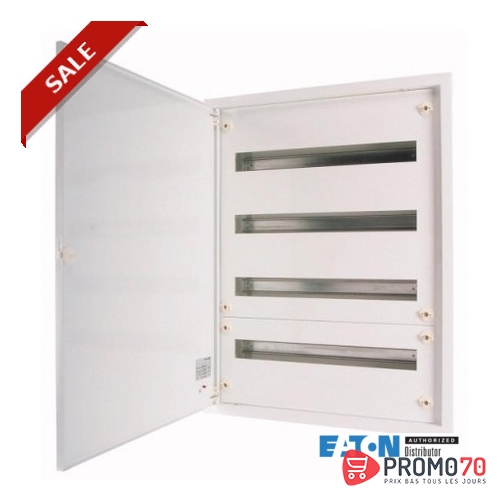 Coffret à encastrer complet; blanc; 33 pe par rangée; 5 rangées