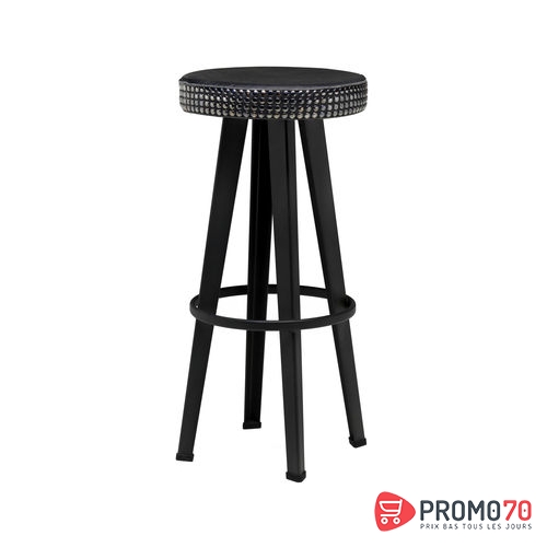 Dalfred tabouret de bar, noir