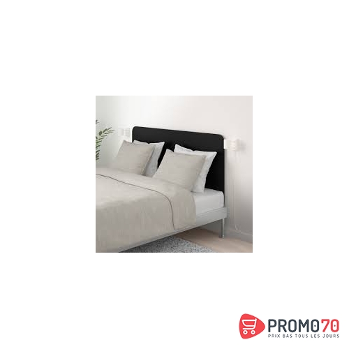 Delaktig tête de lit, noir
