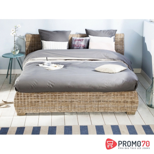 Delaktig tête de lit, rotin