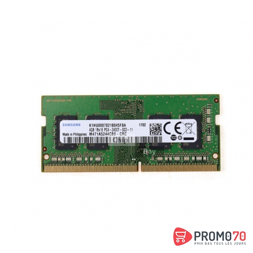 Dell 4 gb certified memory module - 1rx16 sodimm 2400mhz