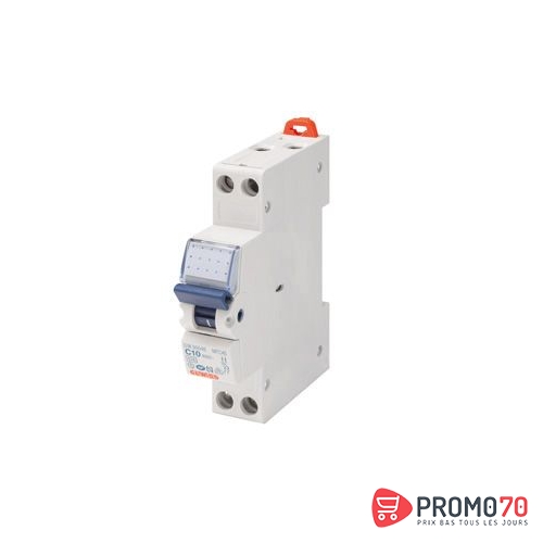 Disjoncteur modulaire 1p+n c 16a 4,5ka