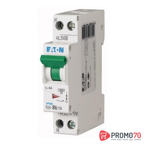 Disjoncteur modulaire 1p+n c 20a 4,5ka