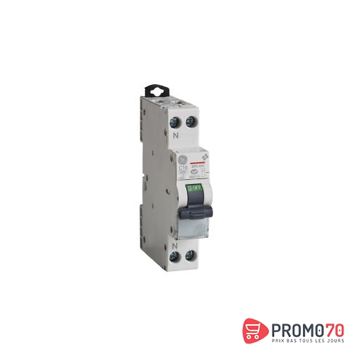 Disjoncteur modulaire 2p courbe c 40a 4,5ka