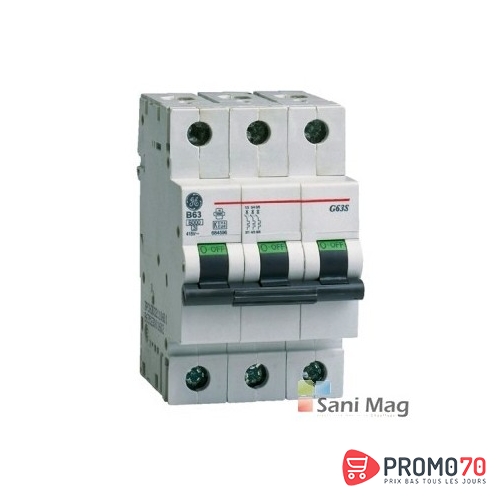 Disjoncteur modulaire 3p c 16a 6ka