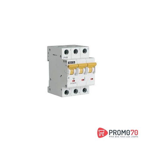 Disjoncteur modulaire 3p courbe c 25a 4,5ka