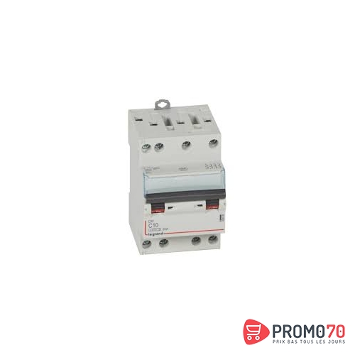 Disjoncteur modulaire 4p c 10a 6ka