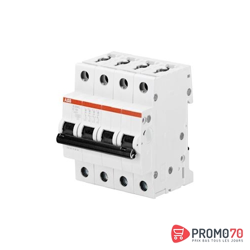 Disjoncteur modulaire 4p c 25a 6ka