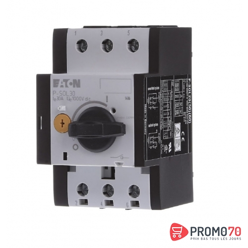 Eaton interrupteur-sectionneur dc,1000 v,20a