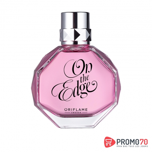 Eau de toilette on the edge