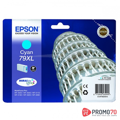 Encre cyan  xl wf-5110dw-5190dw-5620dwf-5690dwf-(2 000p) 