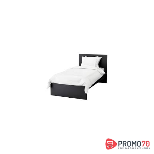 Flekke lit d'appoint av 2 tiroirs-2 matelas, blanc, malfors, fermeté moyenne