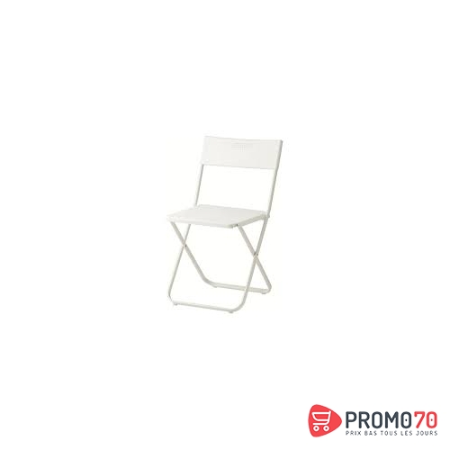 Gunde chaise pliante, blanc