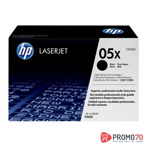 Hp 05x 2-pack high yield black original laserjet toner cartridges