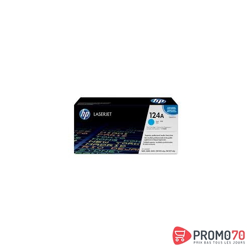 Hp 124a cyan original laserjet toner cartridge