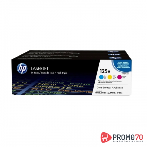 Hp 125a 3-pack cyan/magenta/yellow original
