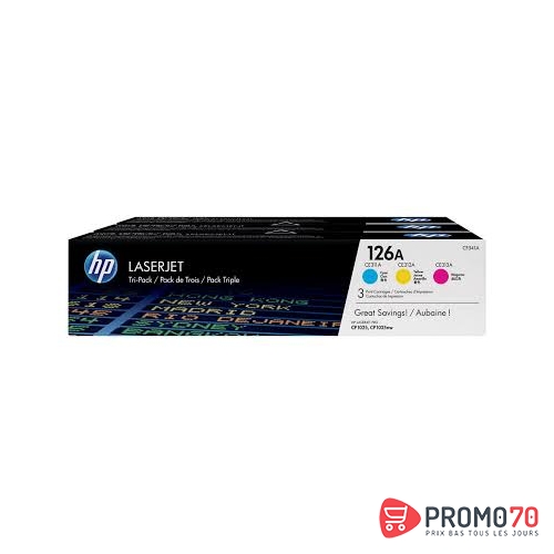 Hp 126a 3-pack cyan/magenta/yellow original