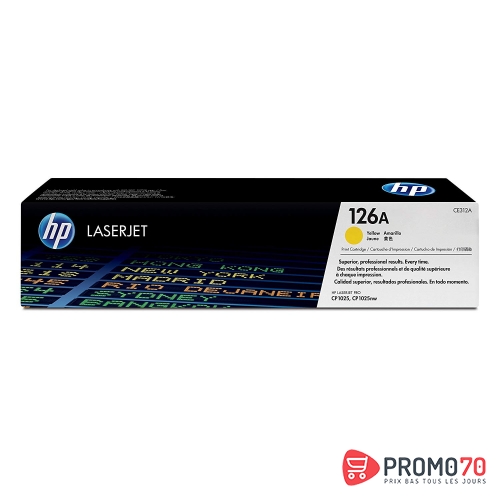 Hp 126a yellow original laserjet toner cartridge