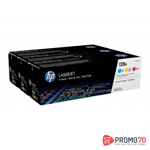 Hp 128a 3-pack cyan/magenta/yellow original 