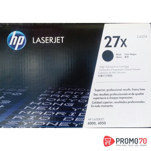 Hp 27x high yied black original laserjet toner cartridge