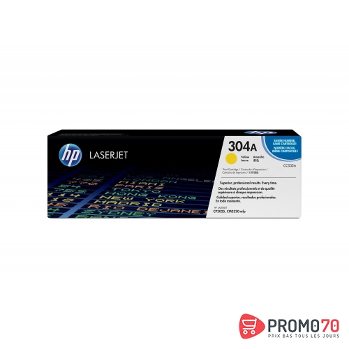Hp 304a yellow original laserjet toner cartridge