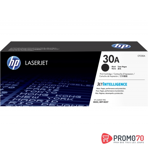 Hp 30a black original laserjet toner cartridge (cf230a)