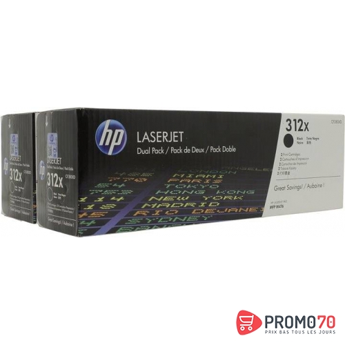 Hp 312x high yield black original laserjet toner cartridge