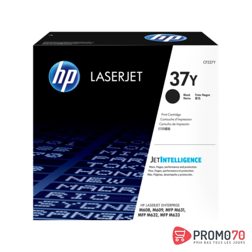 Hp 37y extra high yield black original laserjet toner cartridge