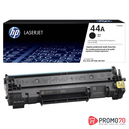  hp 44a black original laserjet toner cartridge 1,000 pages pour m15a m15w 