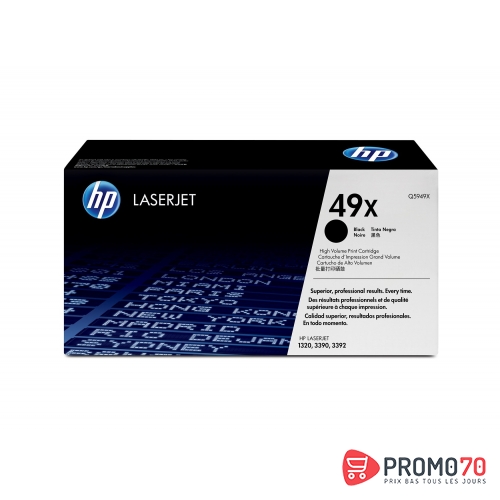 Hp 49x high yield black original laserjet toner cartridge
