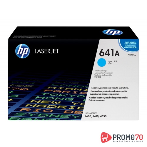 Hp 641a cyan original laserjet toner cartridge