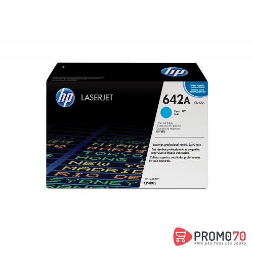 Hp 642a cyan original laserjet toner cartridge