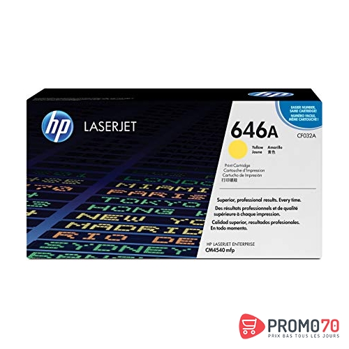 Hp 646a yellow original laserjet toner cartridge