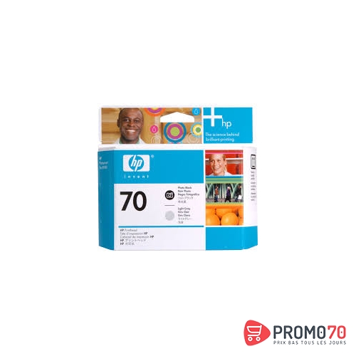Hp 70 photo black and light gray designjet printhead