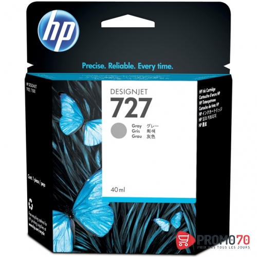 Hp 727 130-ml gray designjet ink cartridge