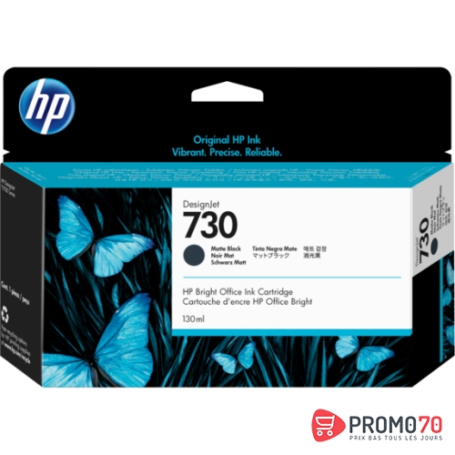 Hp 730 130-ml matte black designjet ink cartridge 