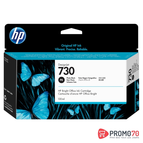  hp 730 130-ml photo black designjet ink cartridge 